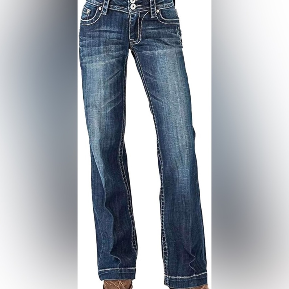 69 sixty nine Y2K stitched jeans size 26